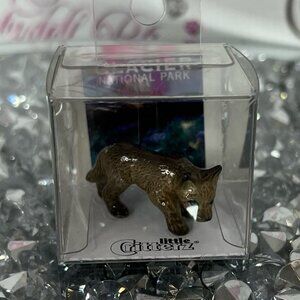 Collectible glacier National Park Wolf Figurine Mohawk wolf club Montana